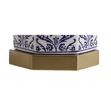 Diana 23.5" Ginger Jar Ceramic/Metal LED Table Lamp - JONATHAN Y